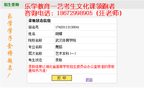 武汉艺考生文化课冲刺