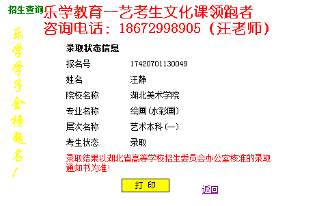 武汉艺考生文化课冲刺